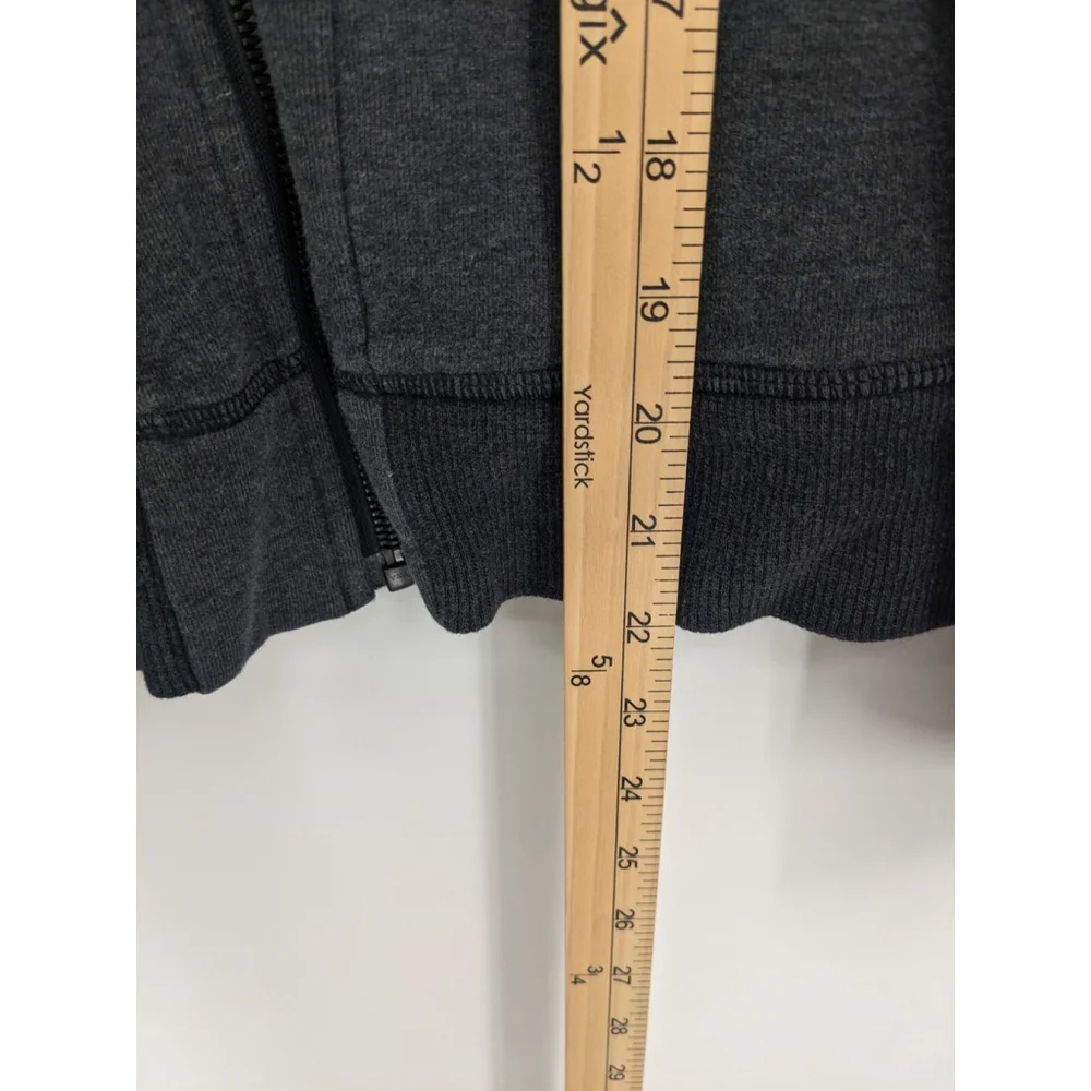 Lululemon Jacket Womens Small Gray Hug It Out Sweater Full Zip Athleisure Active